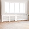 vidaXL Pokrovi za radijator 2 kom bijeli 172 x 19 x 81,5 cm MDF
