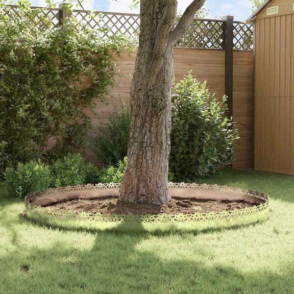 vidaXL Rubnjaci za travnjak 20 pcs Srebrno 103 x 0,05 x 22 cm