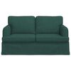 vidaXL Sofa Tamnozelena 144 x 80 x 85 cm tkanina