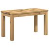 vidaXL Stolić za kavu Bijela 60,5 x 30 x 36 cm Čvrsto drvo akacije