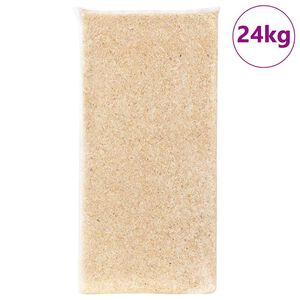 vidaXL Drvena strugotina za životinjsku posteljinu Meko drvo 24 kg