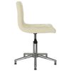 vidaXL Okretne blagovaonske stolice 2 kom krem bar&scaron;unaste