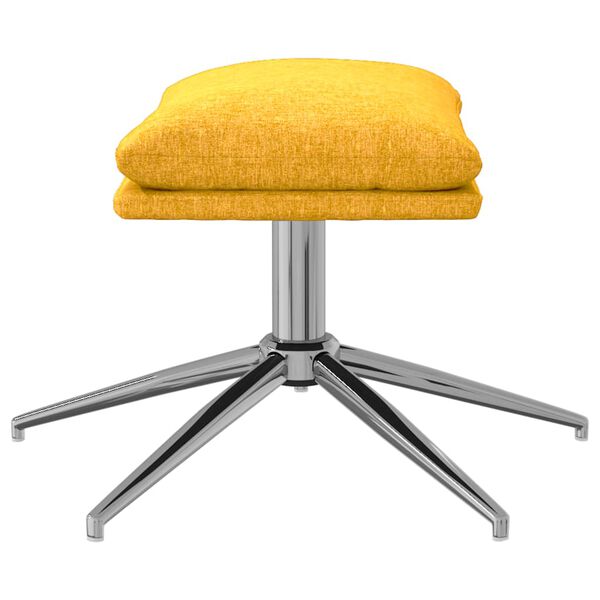 vidaXL Tabure boja senfa 60x60x35 cm od tkanine