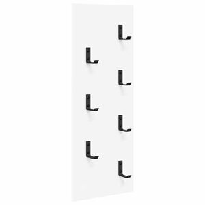 vidaXL Vje&scaron;alica za kapute na zidu Zidne Bijelo 30 x 1,5 x 80 cm