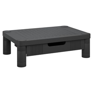 vidaXL Stalak za monitor crni 43 x 30,5 x 13 cm