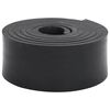 vidaXL Gumeni rub za snježni plug crni 250x8x1 cm
