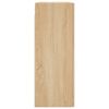 vidaXL Zidni ormarići 2 kom boja hrasta sonome od konstruiranog drva