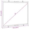 vidaXL Viseće projekcijsko platno od 60 inča 4:3