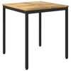 vidaXL Stol za večeru u vrtu Bijela i crna 70 x 68,5 x 75 cm