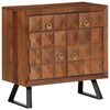 vidaXL Ormarić s ladicama Med smeđi 70x35x70 cm puno drvo bagrem