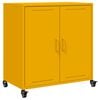vidaXL Komoda boja senfa 68x39x72 cm čelični