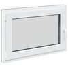 vidaXL Prozor za podrum RISOR 90 x 70 cm PVC i staklo Antracit