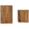 vidaXL Uklapajući stolići za kavu 2 kom boja drva konstruirano drvo