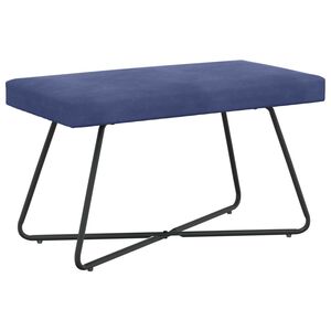 vidaXL klupa Policijska plava 80 x 40 x 45 cm Bar&scaron;un