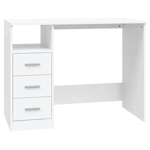 vidaXL Radni stol s ladicama bijeli 102 x 50 x 76 cm konstruirano drvo