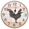 325175 vidaXL Wall Clock with Chicken Design Multicolour 30 cm MDF
