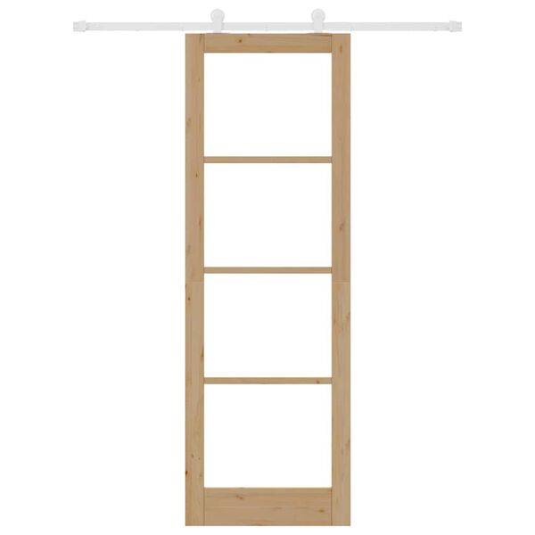 vidaXL Klizna vrata ORKDAL Prirodna 78 x 232 cm