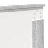 vidaXL Krevet s od storage Siva Sonoma 135 x 190 cm Konstruirano drvo