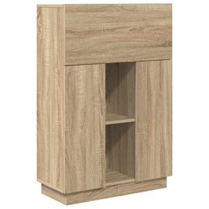 vidaXL Stol Sonoma hrast 71.5 x 31.5 x 106.5 cm Konstruirano drvo