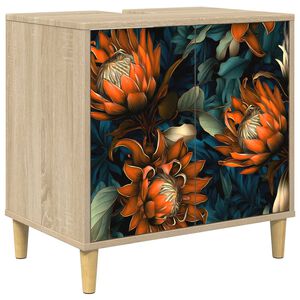 vidaXL Kupaonski ormar LOCHEM Sonoma 60 x 40 x 60 cm Konstruirano drvo