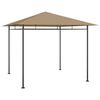 vidaXL Sjenica 3 x 3 x 2,7 m smeđe-siva 180 g/m&sup2;