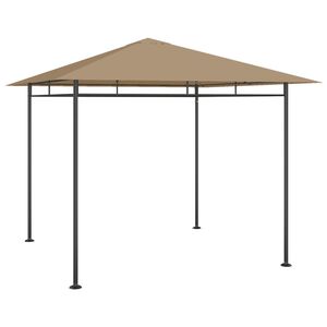 vidaXL Sjenica 3 x 3 x 2,7 m smeđe-siva 180 g/m&sup2;