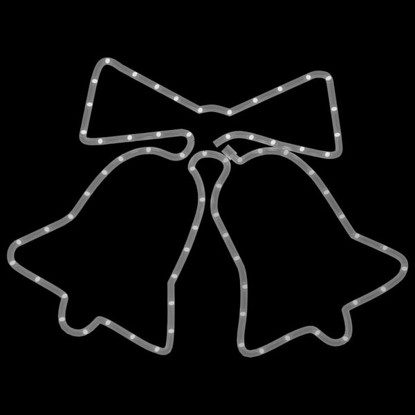 vidaXL Figura božićnih zvona sa 72 LED žarulje 50 x 56 cm