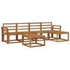 vidaXL Set vanjskih sofa 6 pcs Prirodna