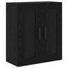 vidaXL Highboard Crni hrast 69,5 x 34 x 180 cm Konstruirano drvo