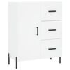 vidaXL Komoda bijela 69,5x34x90 cm od konstruiranog drva