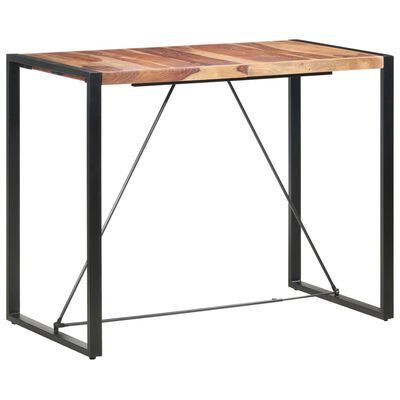 vidaXL Barski stol od masivnog drva šišama 140 x 70 x 110 cm