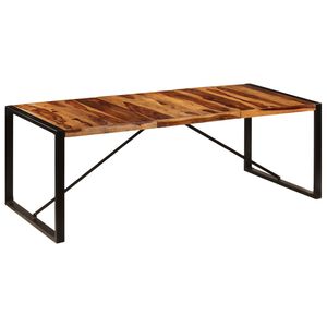 vidaXL Blagovaonski stol od masivnog drva akacije 220 x 100 x 75 cm