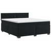 vidaXL Boxspring krevet s madracem Crna 180 x 200 cm Bar&scaron;un