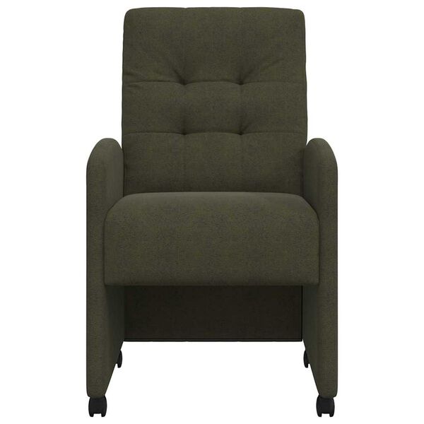 vidaXL Blagovačke stolice s kotačima s kotačima 2 pcs Vojska zelena