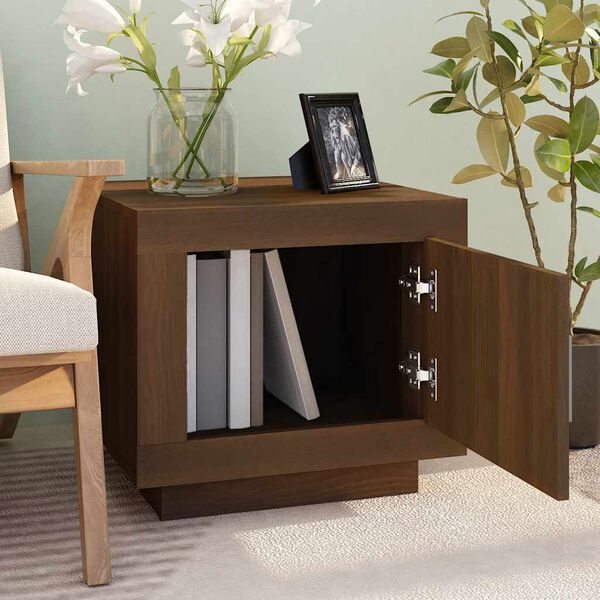 vidaXL Stolić za kavu Smeđa hrasta 51x50x45 cm konstruirano drvo