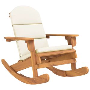 vidaXL Stolica za ljuljanje Adirondack s jastucima bagremovo drvo