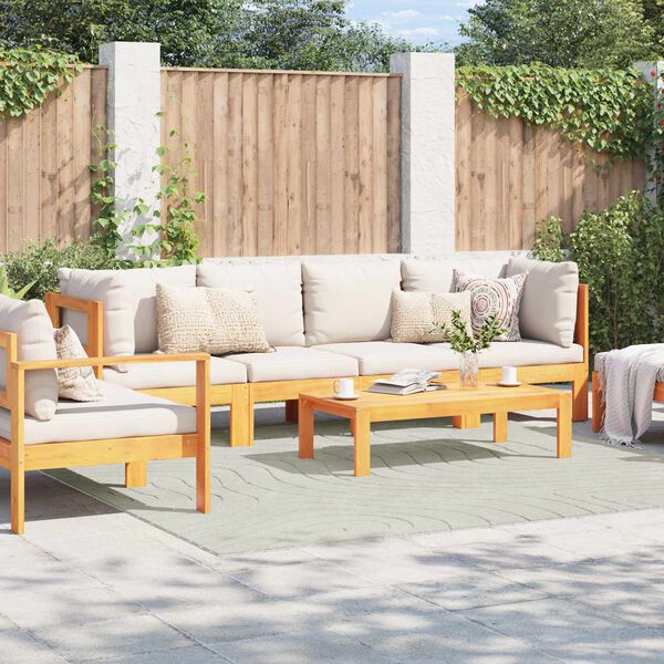 vidaXL Tepisi za područja PALMERAS Zelena 240 x 240 cm Poliester