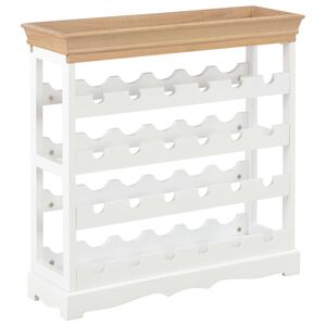 vidaXL Ormarić za vino bijeli 70 x 22,5 x 70,5 cm MDF