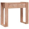vidaXL Konzolni stol 90 x 35 x 75 cm od masivne tikovine