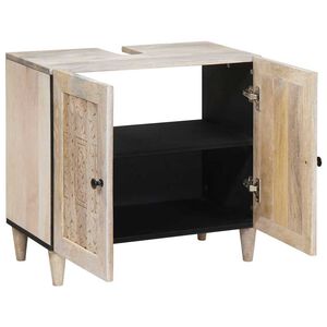 vidaXL Kupaonski ormar Zidne s pohranom Bijelo 62 x 33 x 58 cm