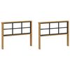vidaXL Modul naslona za ruke 2 pcs Bijela 80 x 6 x 61 cm