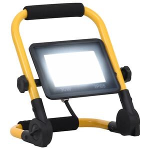 vidaXL LED reflektor s ručkom 30 W hladni bijeli