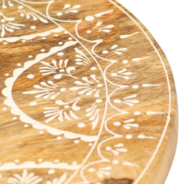 vidaXL Ručno obojeni stolac 38 x 38 x 35 cm od masivnog drva manga