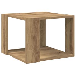 vidaXL Stol za kavu Artisan hrast 40x40x30 cm izrađeno drvo