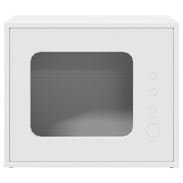 vidaXL Mačja Kuća Bijelo 51 x 30 x 42 cm Konstruirano drvo