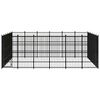 vidaXL Vanjski kavez za pse čelični 33,18 m&sup2;