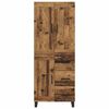 vidaXL Highboard Staro drvo 69,5 x 34 x 180 cm Konstruirano drvo