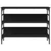 vidaXL Konzolni stol crni 100 x 32 x 75 cm od konstruiranog drva
