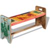 vidaXL Klupa od masivnog obnovljenog drva 100 x 30 x 50 cm