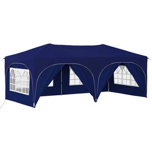 vidaXL Rastezljivi &scaron;ator za zabave 575 x 288 x 245 cm Plava